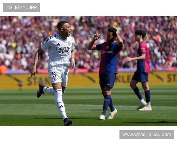 姆巴佩世界波破门后振臂高呼,皇马新王登基